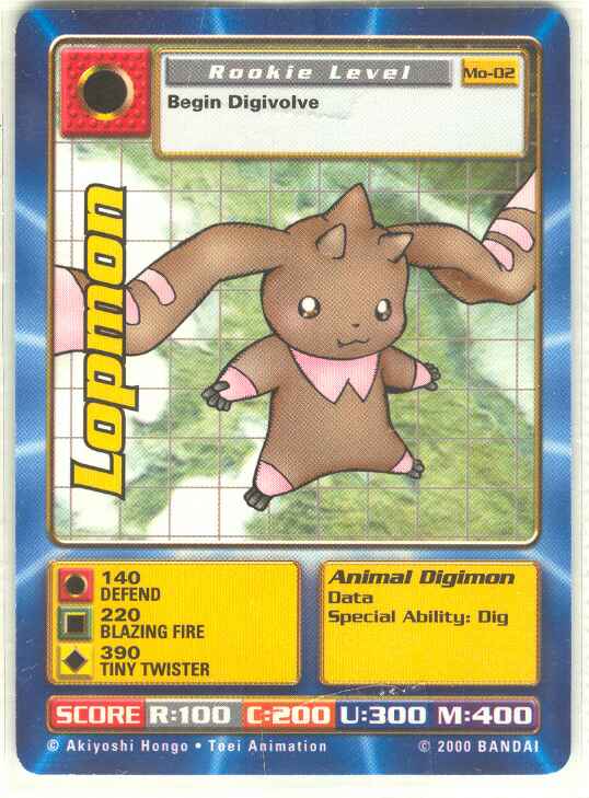 Lopmon 4/5 - Digimon Masters