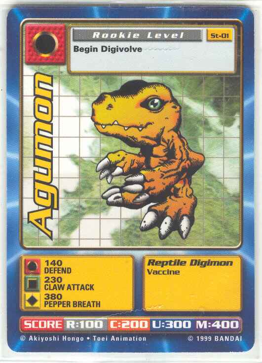 Agumon Digivolution Chart